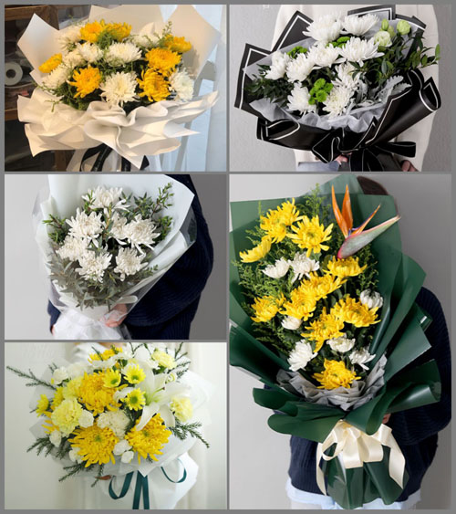 北京顺义区石园街道白事花束代送